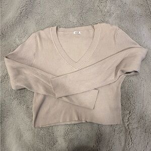 Garage tan sweater